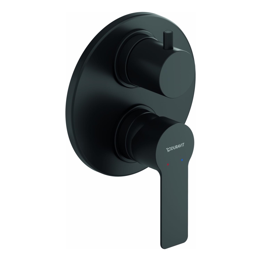 Duravit DC5210008046 - Dušo maišytuvas potinkiniam montavimui D-CODE matinė juoda