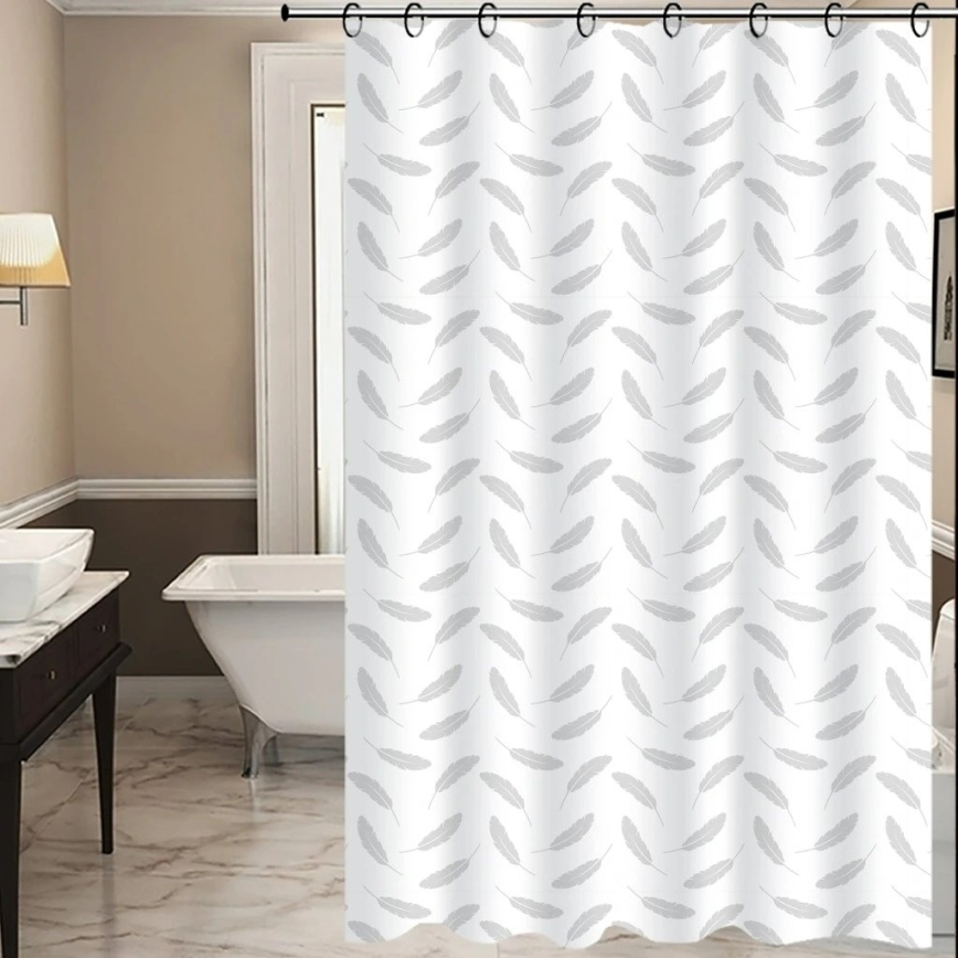 Dušas uždanga TORO PREMIUM 178x199 cm lapai