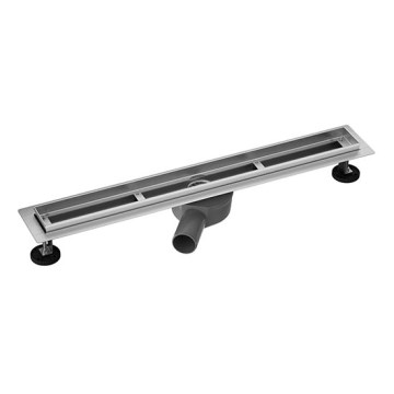 Dušo latakas 75x7,6 cm sidabrinis/pilkas