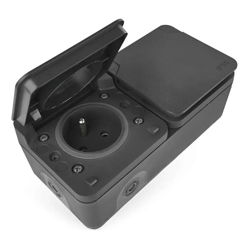 Dvigubas lizdas - humid environment IP55