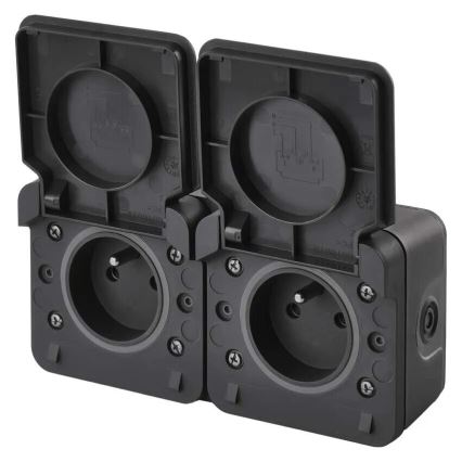 Dvigubas lizdas - humid environment IP55