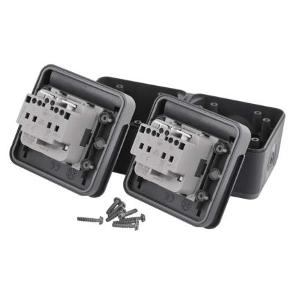 Dvigubas lizdas - humid environment IP55
