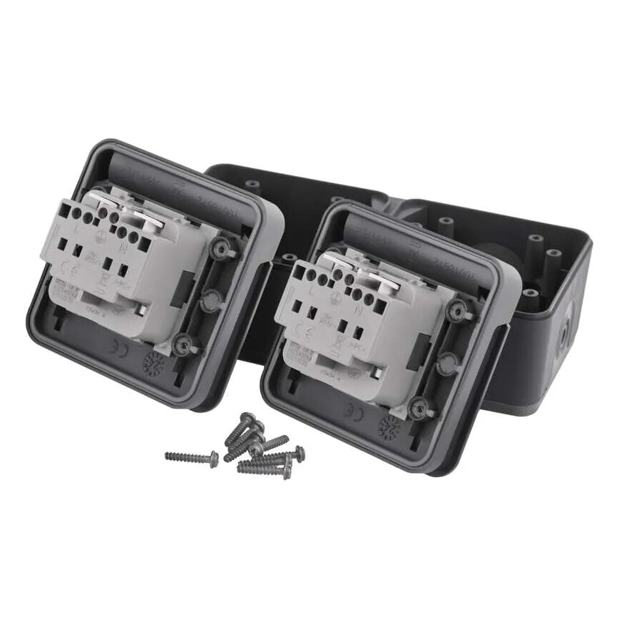 Dvigubas lizdas - humid environment IP55