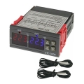 Dvigubas skaitmeninis termostatas 3W/230V