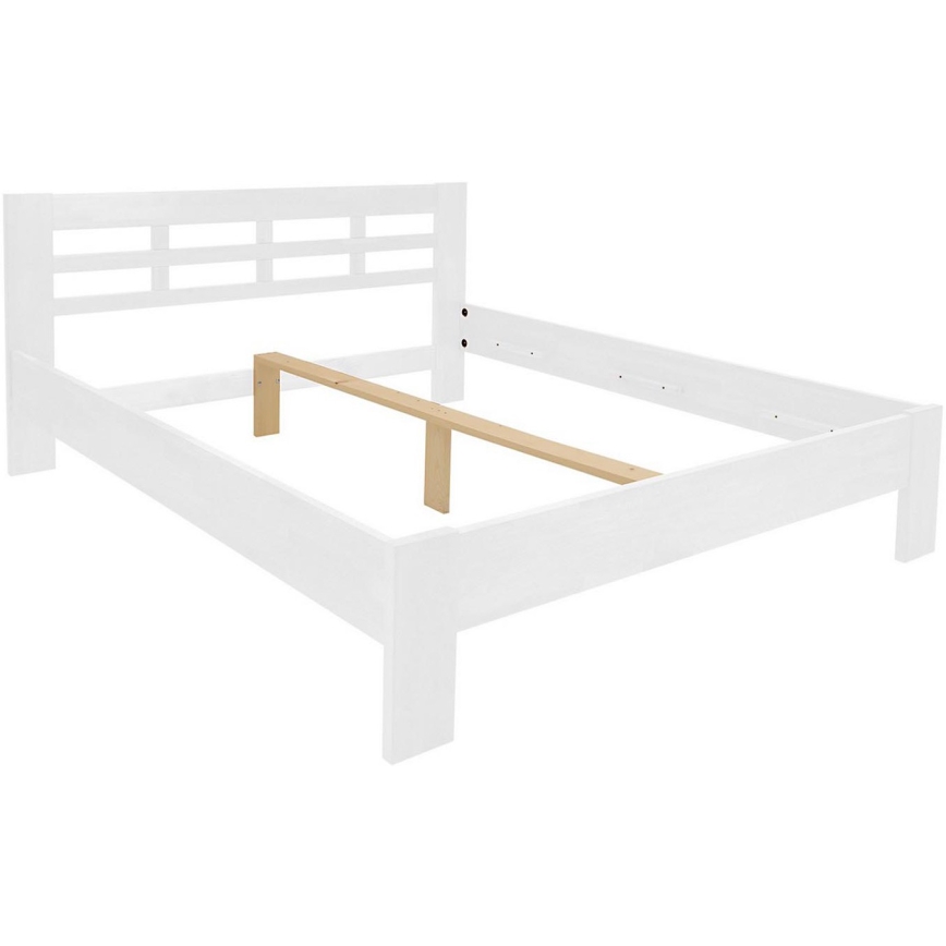 Dvigulė lova iš medžio ANGELA 180x200 cm balta