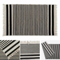 Dvipusis kilimas KILIM GOLD 60x120 cm juoda/balta