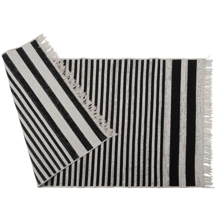 Dvipusis kilimas KILIM GOLD 80x150 cm juoda/balta