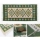 Dvipusis rytietiškas kilimas KILIM 80x150 cm žalia/smėlinė