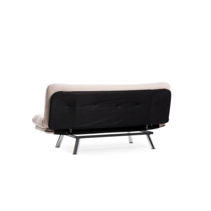 Dvivietė išskleidžiama sofa BAKU, kreminė