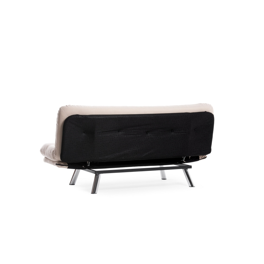 Dvivietė išskleidžiama sofa BAKU, kreminė