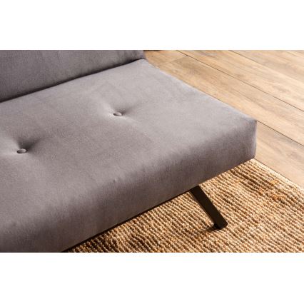 Dvivietė išskleidžiama sofa BAKU pilka