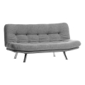 Dvivietė išskleidžiama sofa BINA šviesiai pilka