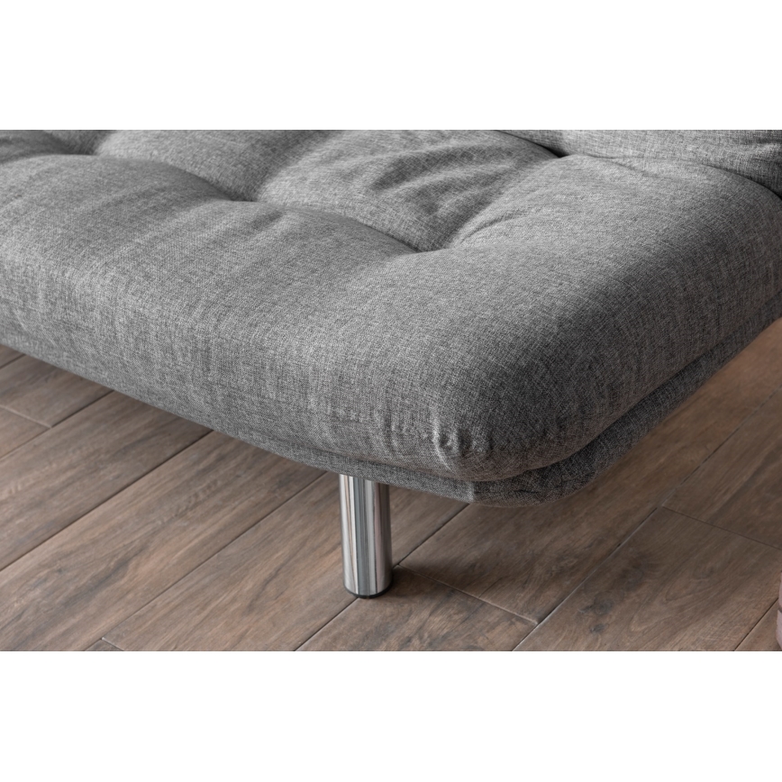 Dvivietė išskleidžiama sofa BINA šviesiai pilka