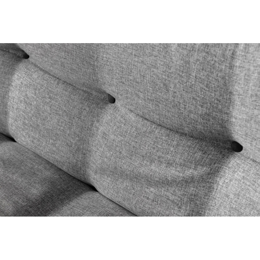 Dvivietė išskleidžiama sofa BINA šviesiai pilka