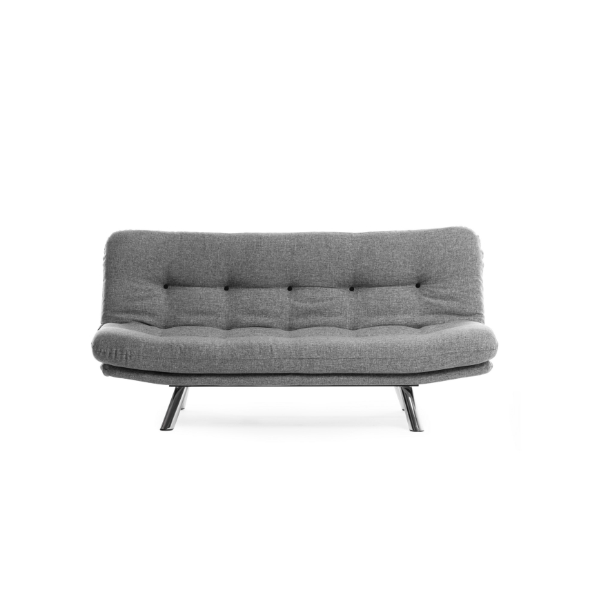 Dvivietė išskleidžiama sofa BINA šviesiai pilka