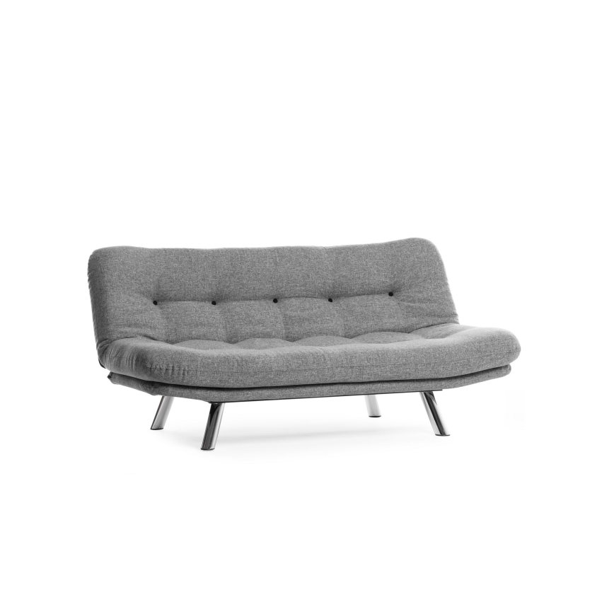 Dvivietė išskleidžiama sofa BINA šviesiai pilka