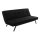 Dvivietė išskleidžiama sofa-lova BAKU, juodos spalvos