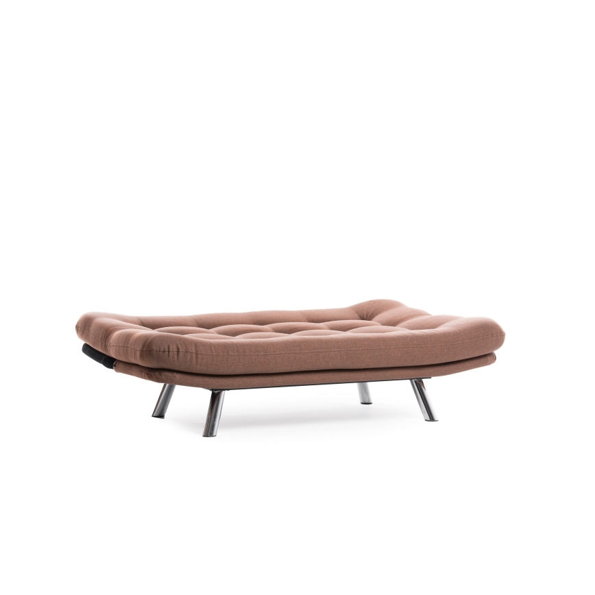 Dvivietė išskleidžiama sofa-lova BINA šviesiai ruda