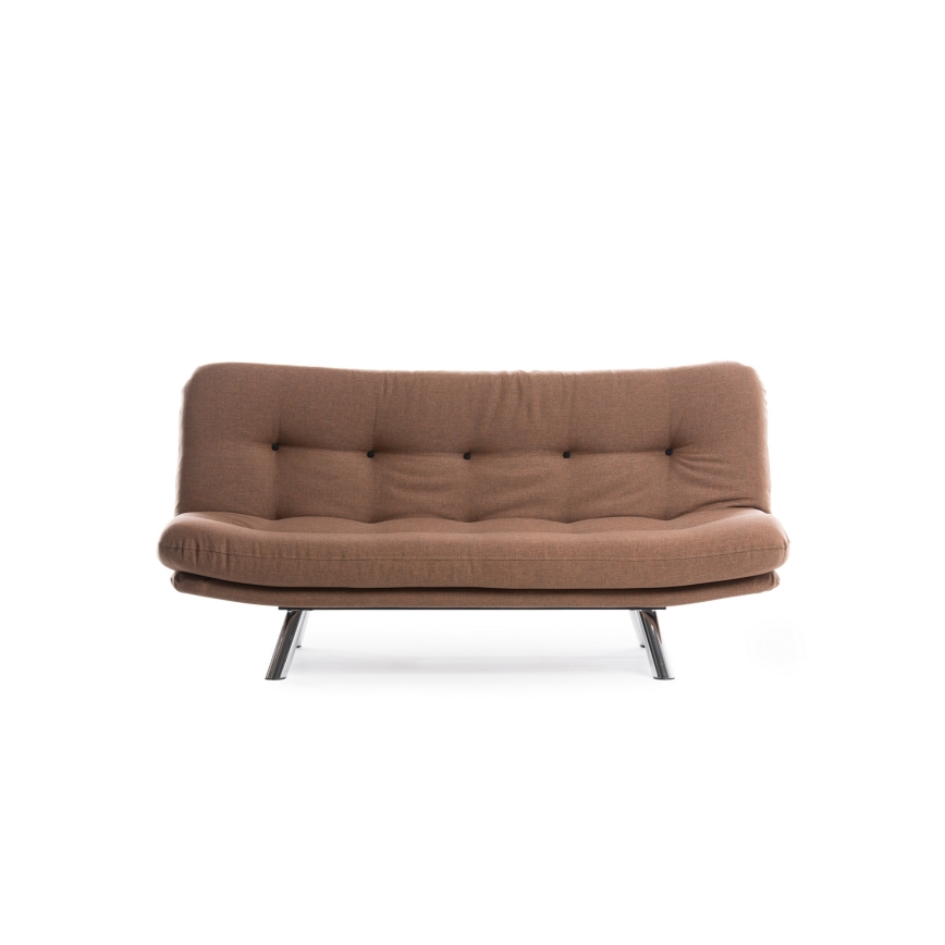 Dvivietė išskleidžiama sofa-lova BINA šviesiai ruda