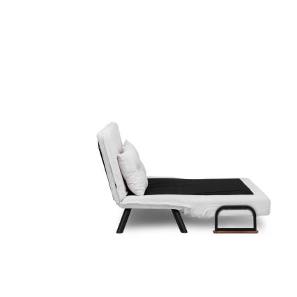 Dvivietė išskleidžiama sofa QIRA balta