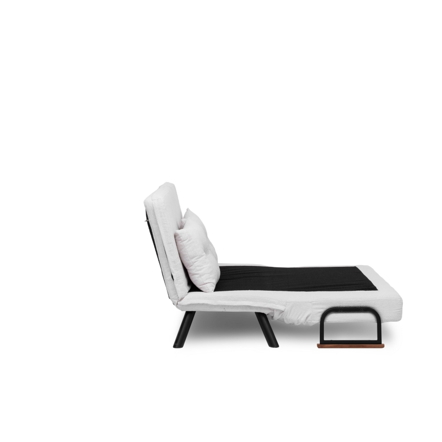 Dvivietė išskleidžiama sofa QIRA balta