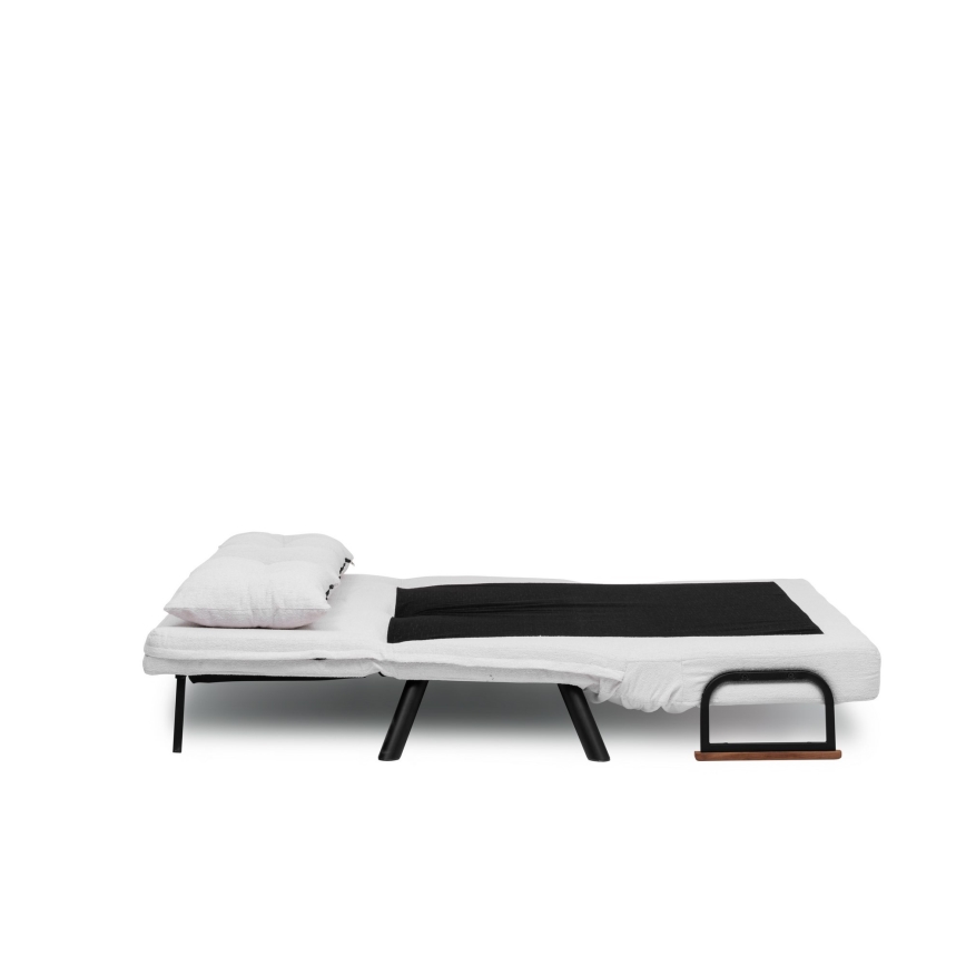 Dvivietė išskleidžiama sofa QIRA balta