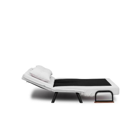 Dvivietė išskleidžiama sofa QIRA balta