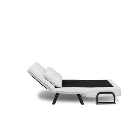 Dvivietė išskleidžiama sofa QIRA balta