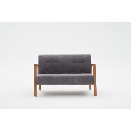 Dvivietė pilka sofa TUMI