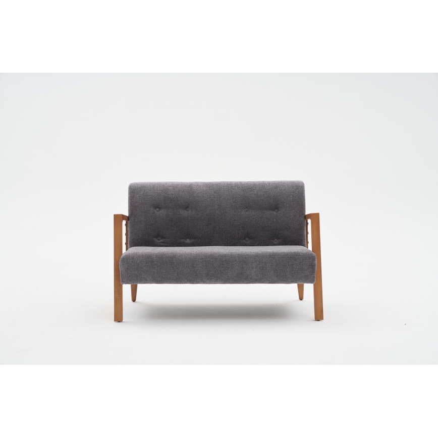 Dvivietė pilka sofa TUMI