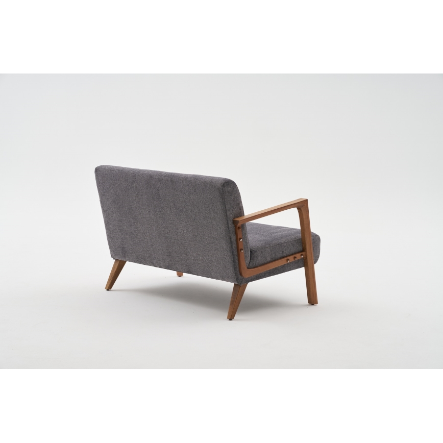 Dvivietė pilka sofa TUMI