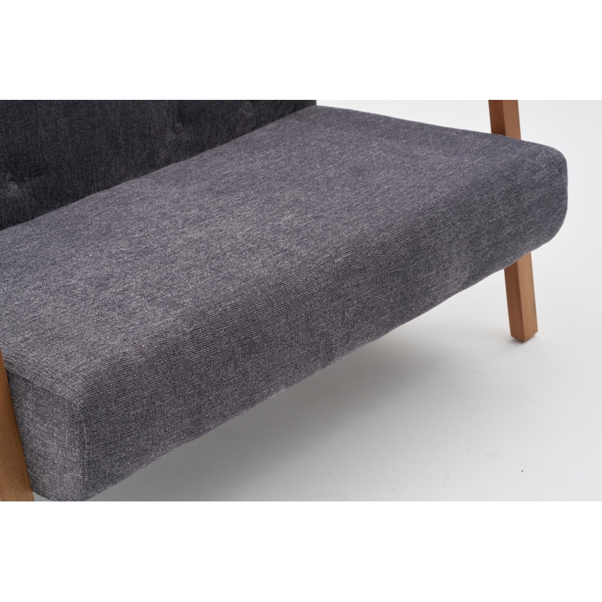 Dvivietė pilka sofa TUMI