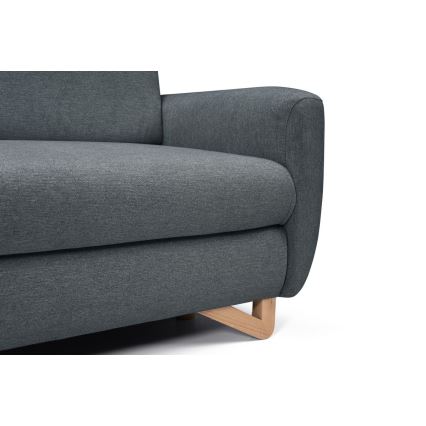 Dvivietė sofa AVESTA, antracito spalvos