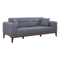 Dvivietė sofa DOTY tamsiai pilka