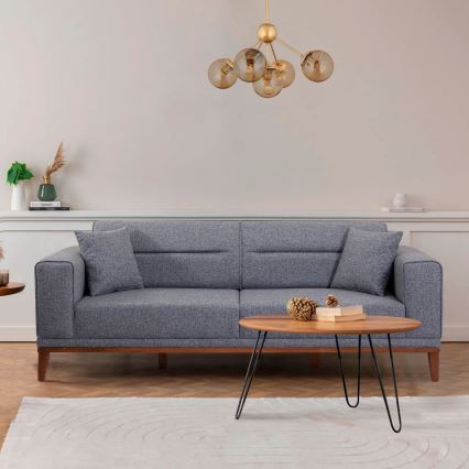 Dvivietė sofa DOTY tamsiai pilka