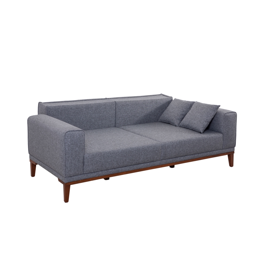 Dvivietė sofa DOTY tamsiai pilka