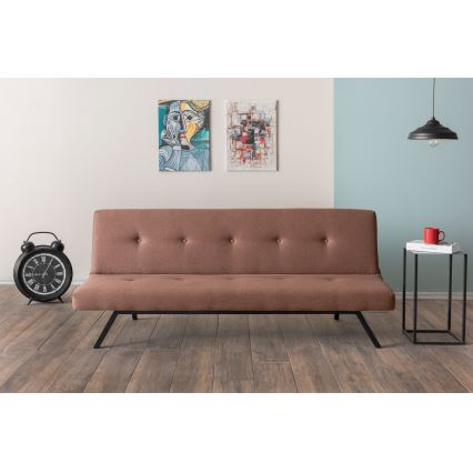 Dvivietė sofa LOKO, ruda