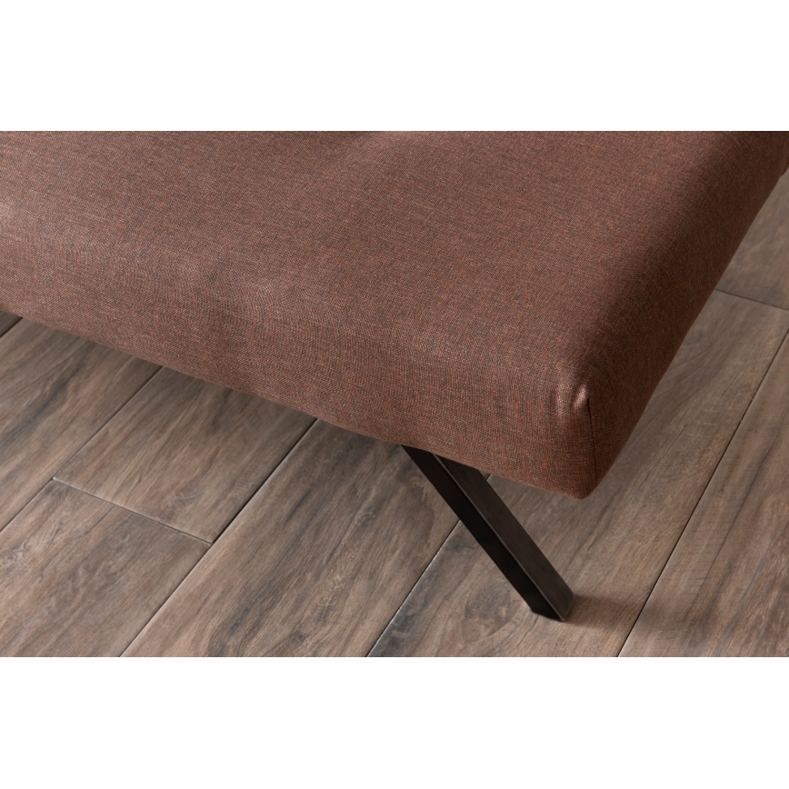 Dvivietė sofa LOKO, ruda