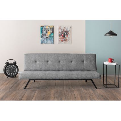 Dvivietė sofa LOKO šviesiai pilka