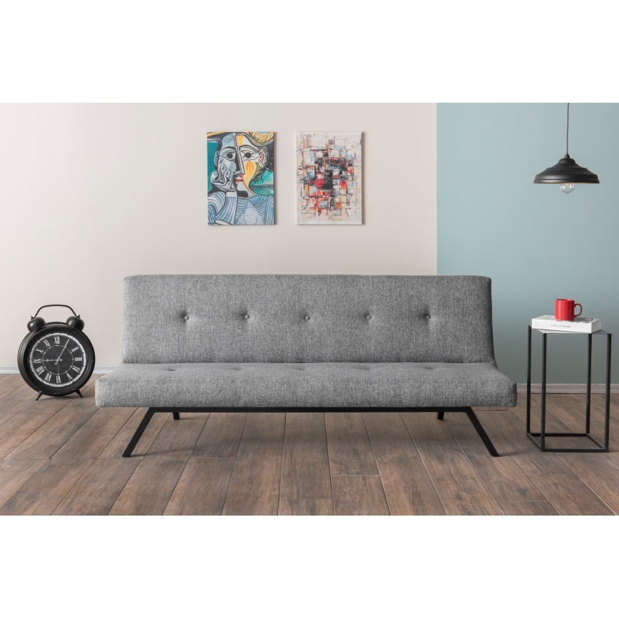 Dvivietė sofa LOKO šviesiai pilka