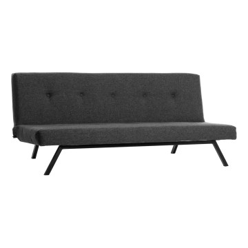 Dvivietė sofa LOKO tamsiai pilka