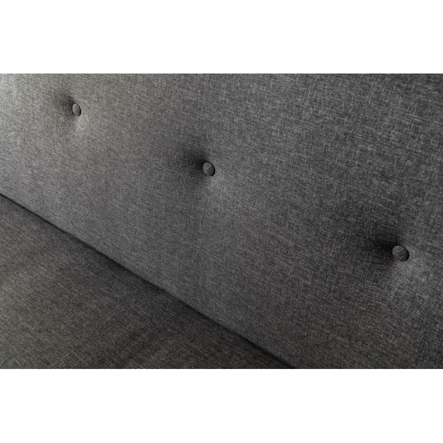 Dvivietė sofa LOKO tamsiai pilka