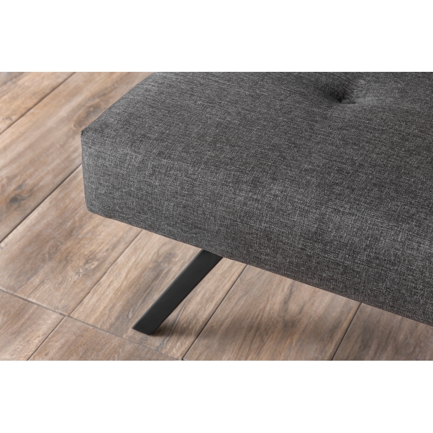Dvivietė sofa LOKO tamsiai pilka