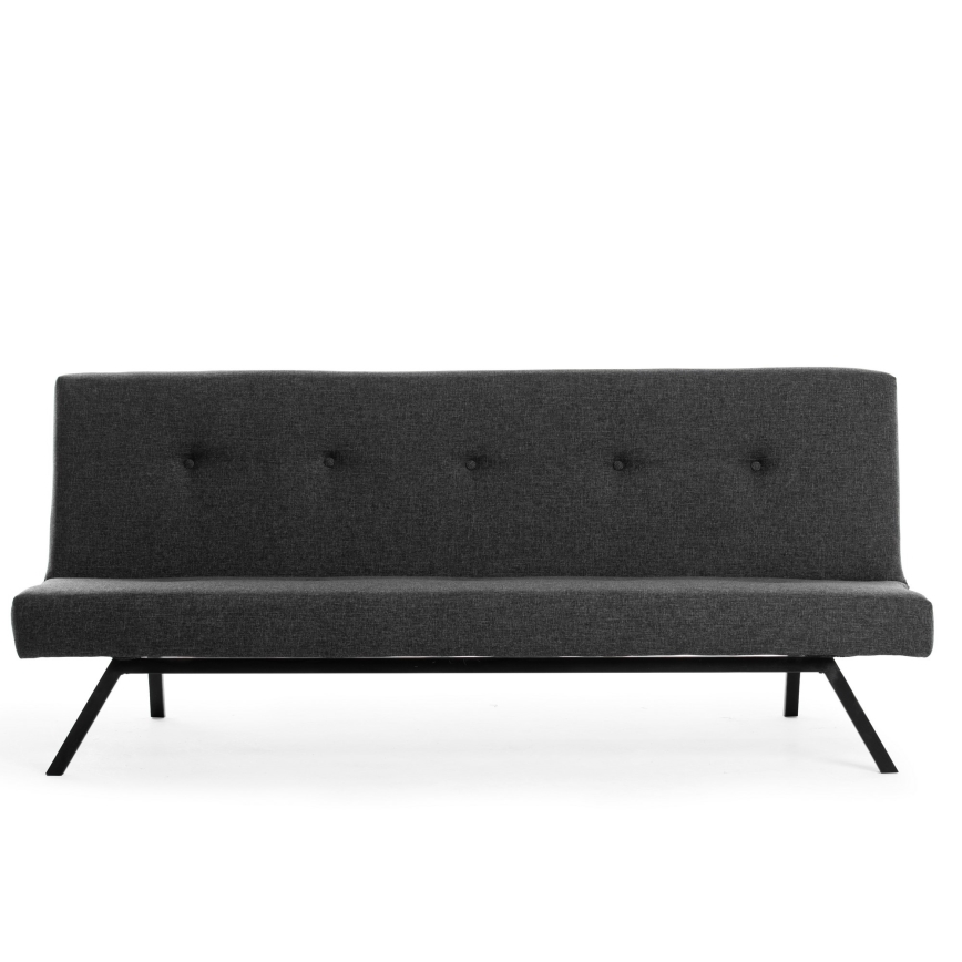 Dvivietė sofa LOKO tamsiai pilka
