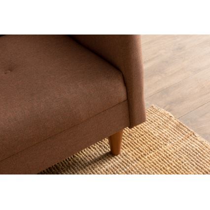 Dvivietė sofa NARA, rudos spalvos