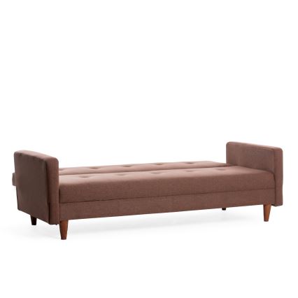 Dvivietė sofa NARA, rudos spalvos