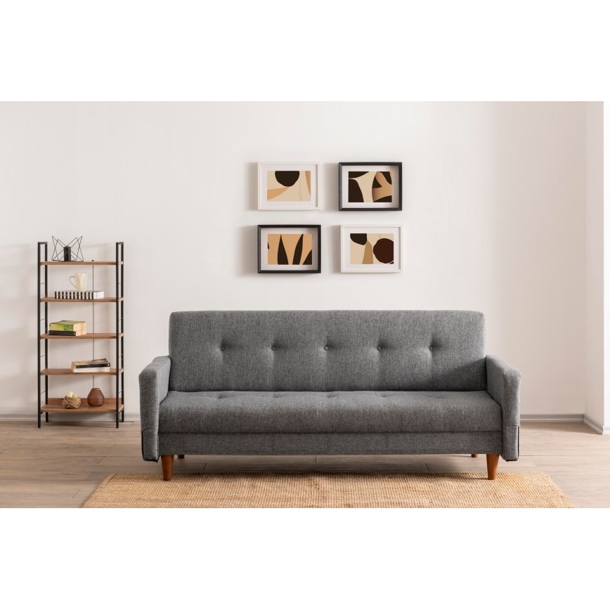 Dvivietė sofa NARA, šviesiai pilka