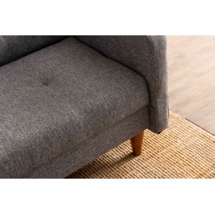 Dvivietė sofa NARA, šviesiai pilka