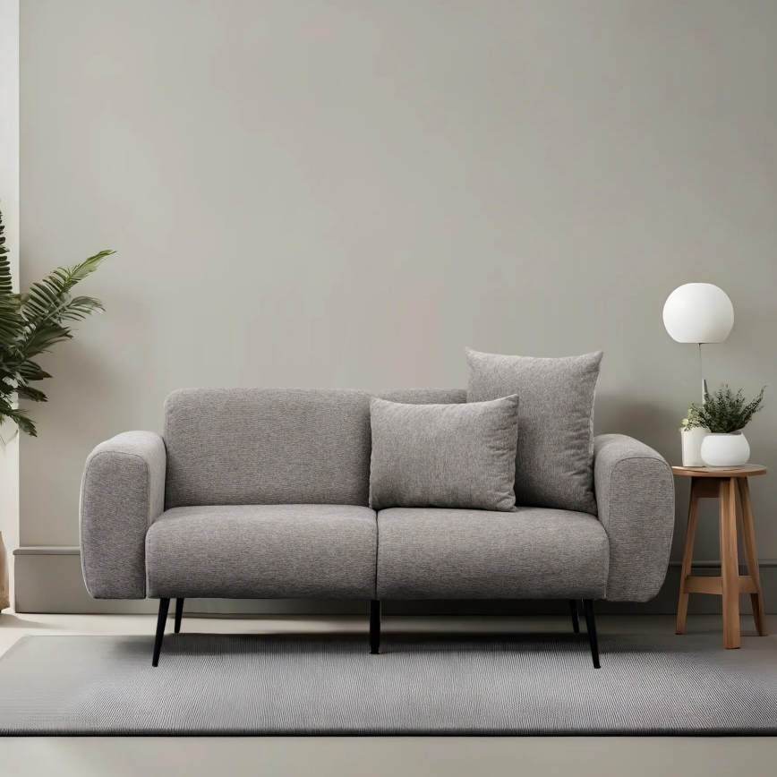 Dvivietė sofa PISA šviesiai pilka