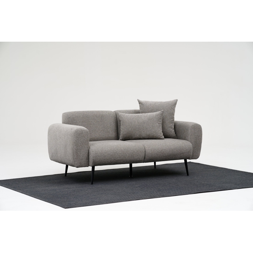 Dvivietė sofa PISA šviesiai pilka